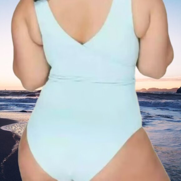 Andie Swim The Belmar One Piece Cablu Eco Nylon Size Large - Picture 2 of 11